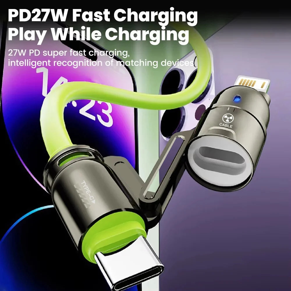 4-in-1 240W Fast Charging Cable