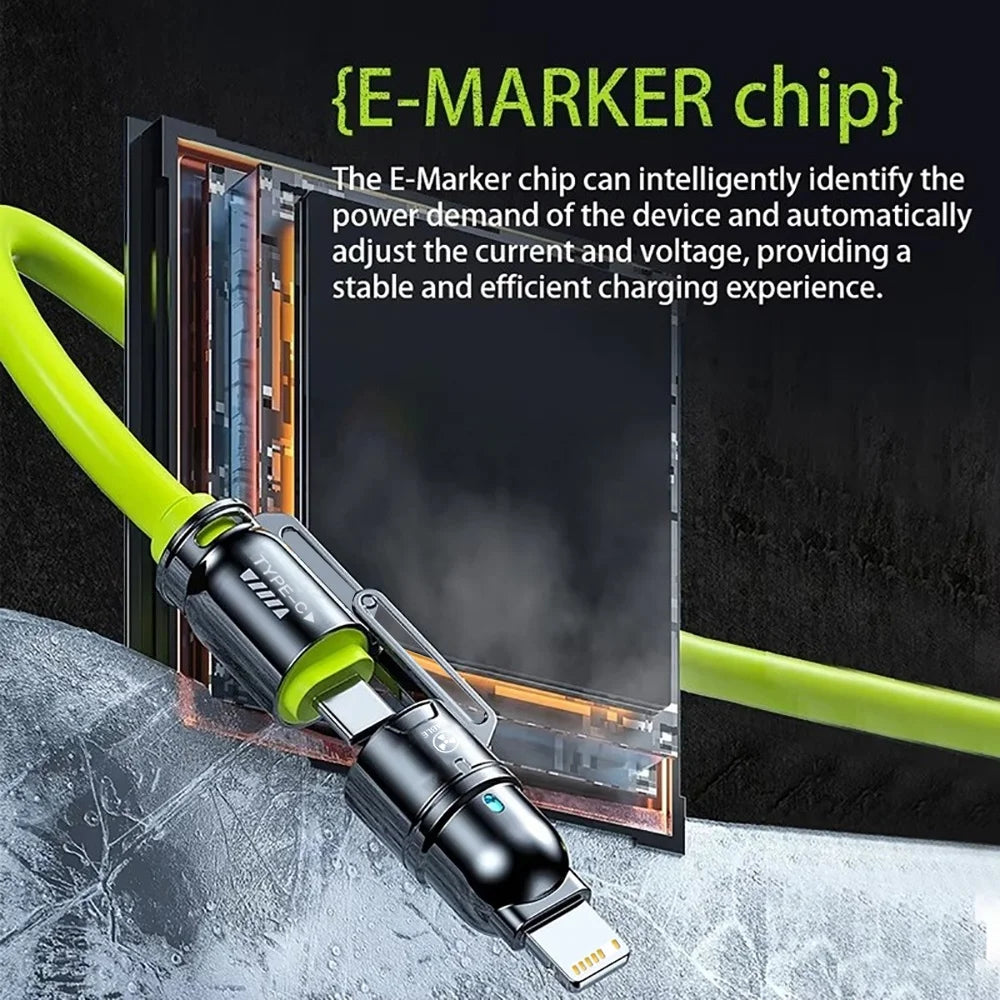 4-in-1 240W Fast Charging Cable